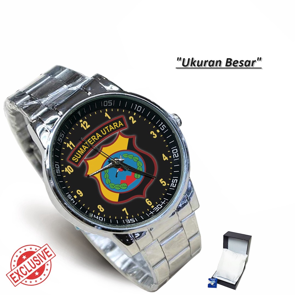 Jam Tangan Rantai Couple POLDA SUMATERA UTARA (Keren)