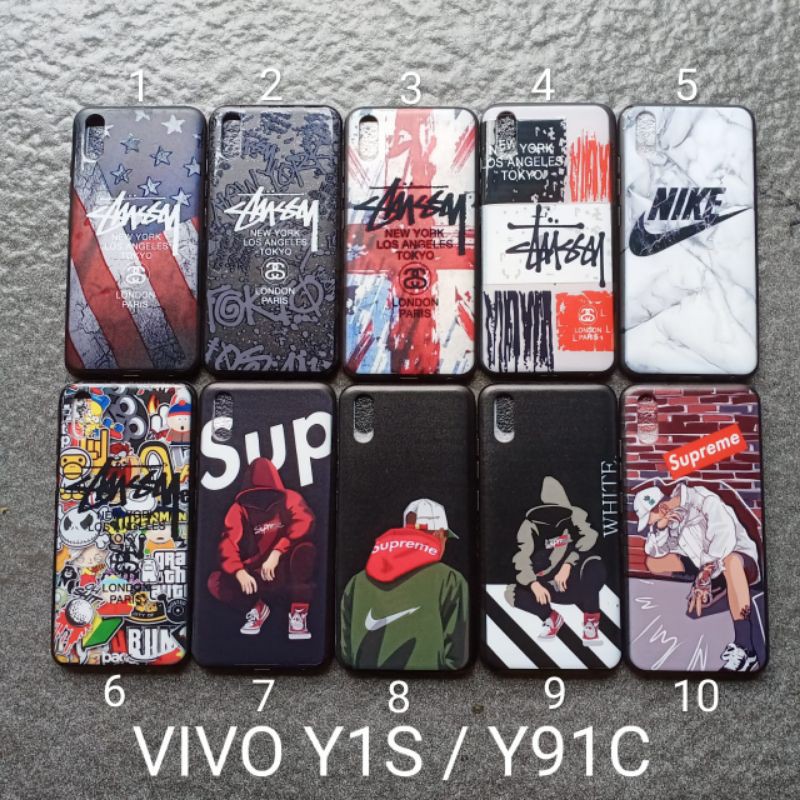 Case gambar vivo Y1S Y91C Y93 motif cowok ( 4 motif ) soft case softcase softshell silikon cover casing kesing housing