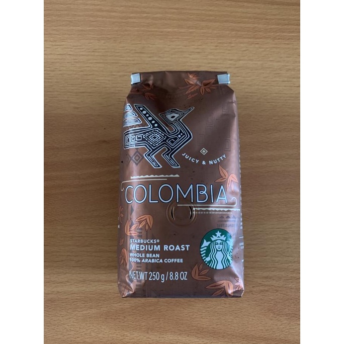 

Starbucks Colombia - Whole Bean Medium Roast 250gr Biji Kopi Coffee