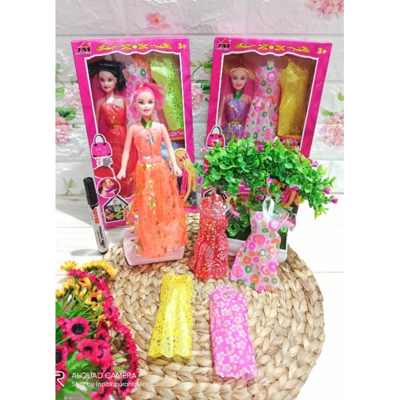 mainan berbie assesoris baju/boneka berbie,asesoris berbie/BONEKA BERBIE +ANAK+ ASSESORIS