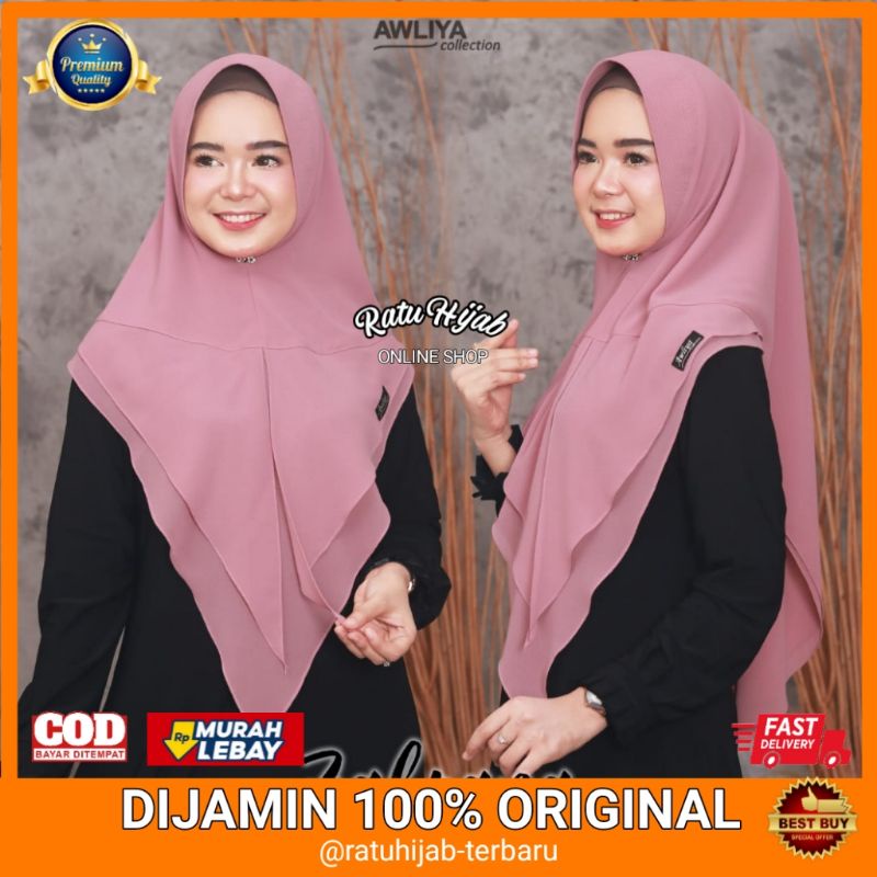 Khimar Zahrana Aliyar By Awliya/ Khimar Terbaru Aliyar By Awliya/ Original Aliyar By Awliya | TERMUR