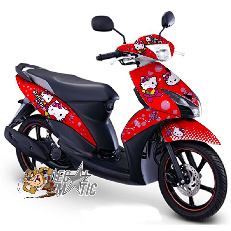 Decal Stiker Full Body Motor yamaha Mio J  / /Mio GT hello Kitty
