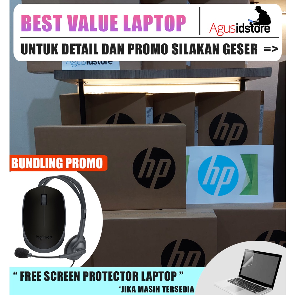 Laptop HP 14s DK1506AU DK1509AU Athlon Gold 4GB 512 SSD W10+OHS 14" HD