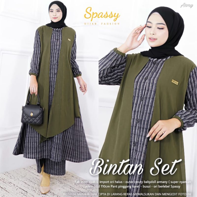BAJU BINTAN SET BY SPASSY, ORI SPASSY