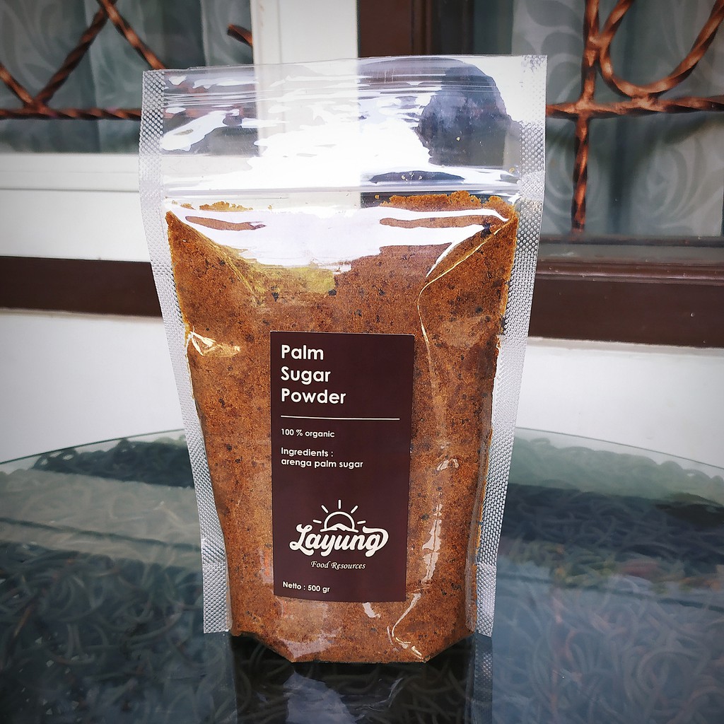 

Gula Aren Semut Organik 500 gram Layung Palm Sugar Powder gula merah