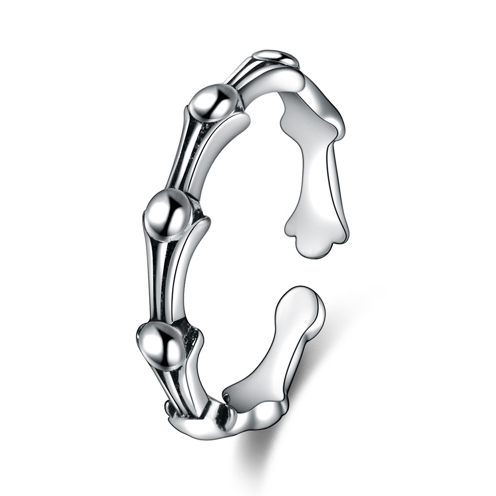 cincin perak 925 asli untuk wanita/Cincin yang Dapat Disesuaikan Gaya kreativitas Perhiasan Retro