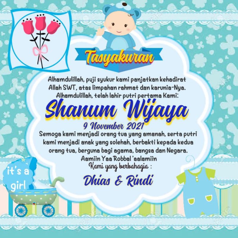 

STIKER NASI BOX SYUKURAN LAHIRAN