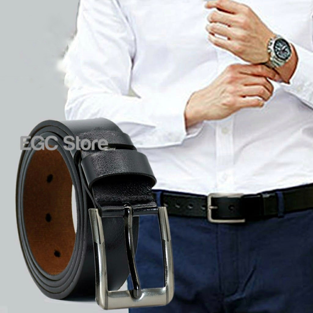 Ikat Pinggang Pria Import Korea Fashion Belt Ban Gasper Sabuk Cowo Kulit Men Belt 40 BDZK 86