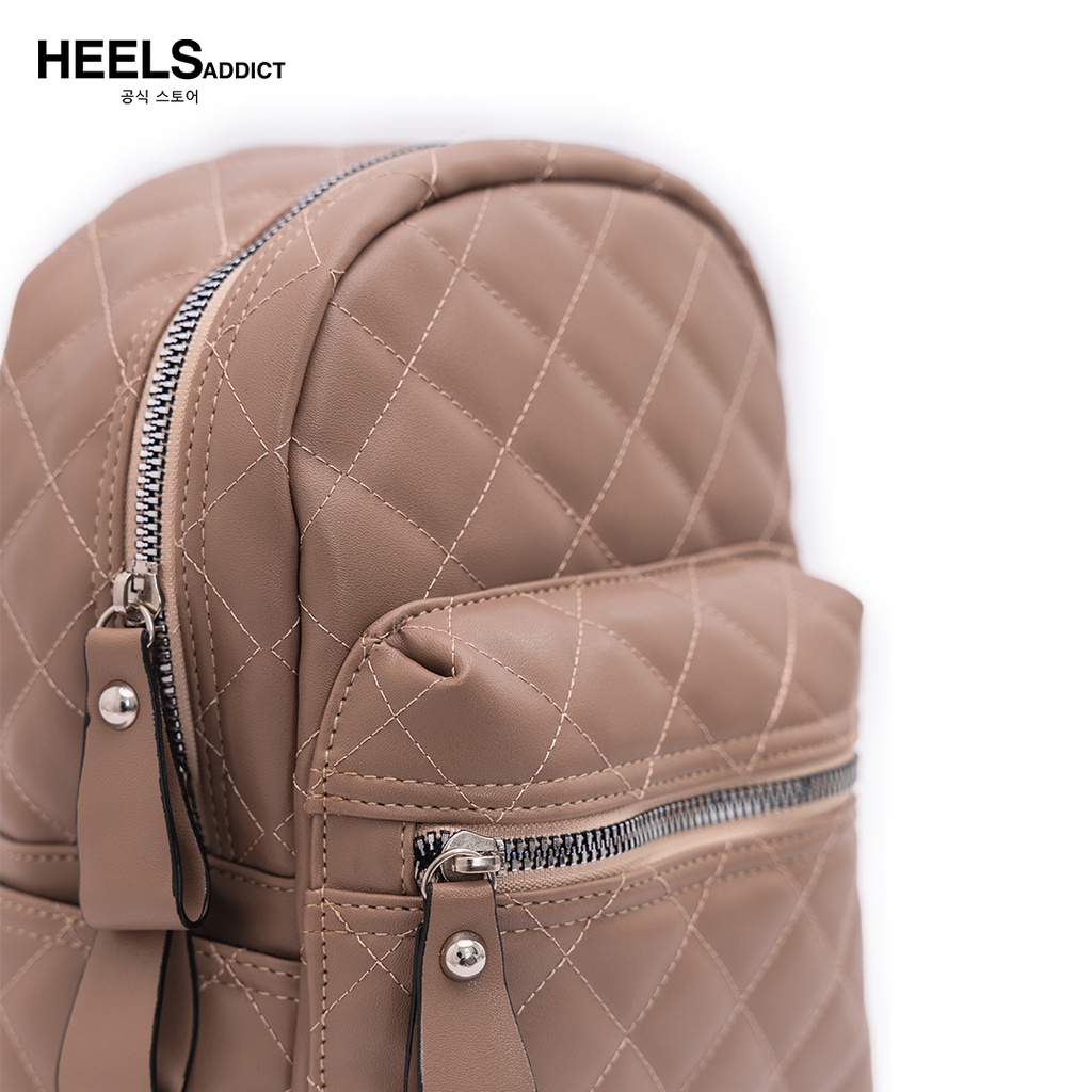 Heelsaddict - Cadde - Premium Korean Quilted Backpack Bag Ransel Wanita-2