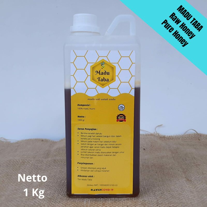 

Raw Honey" Madu Multiflora 1 kg / Madu Taba/ Madu Murni