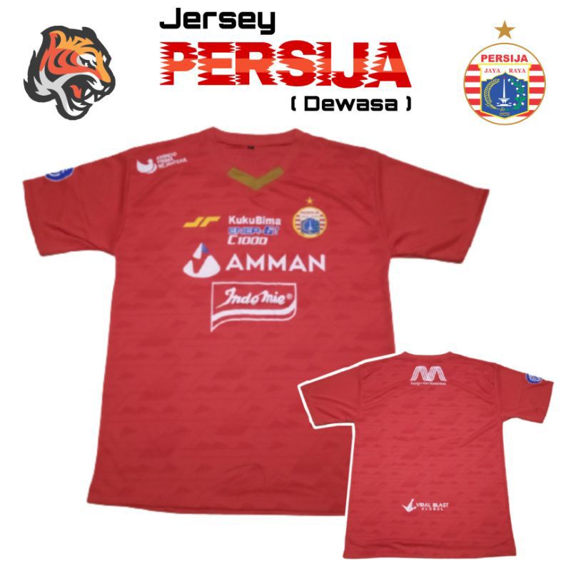 Jersey Persija Jakarta Home Away Terbaru BRI Liga 1 2021 2022 Murah Grade Lokal Baju