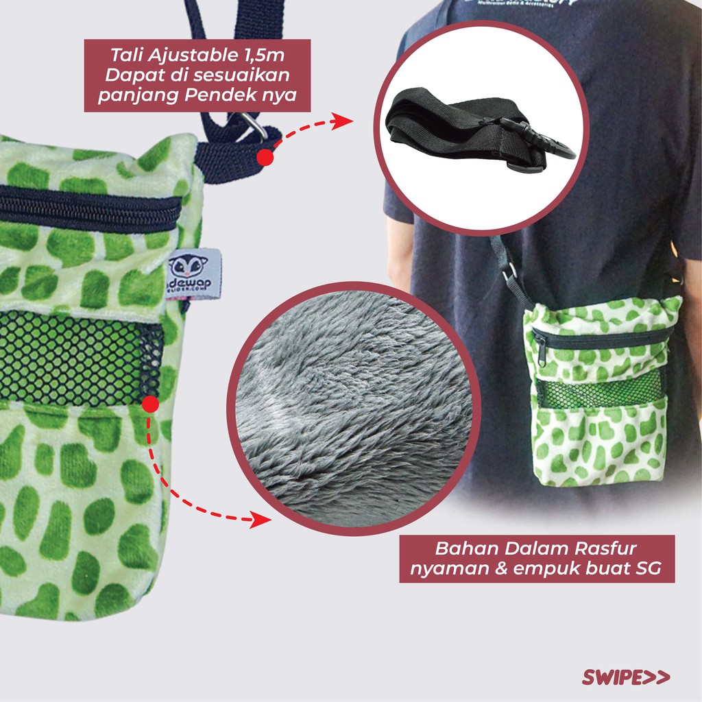 ADEWAP GLIDER Tas Bonding Pouch Travel Pouch Sugar Glider