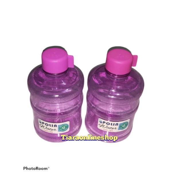 Botol minum model galon unik 600ml / botol air minum bpa free