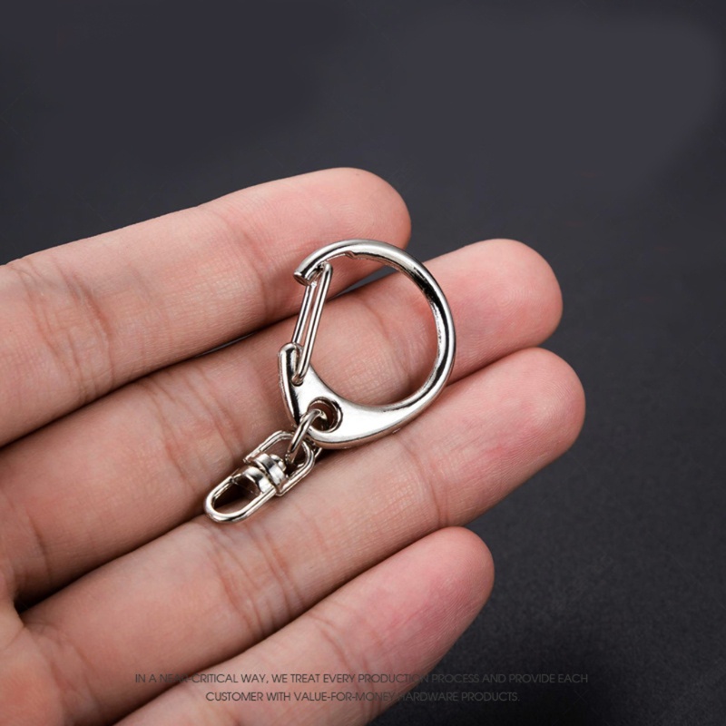 Siy Zinc Alloy Metal Blank Keyring Keychain Split Ring Keyfob Untuk Key Holder Rings Wanita Pria DIY Untuk Gantungan Kunci Untuk Kunci