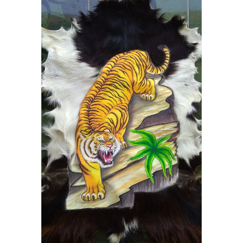 Lukisan Macan Kulit Kambing