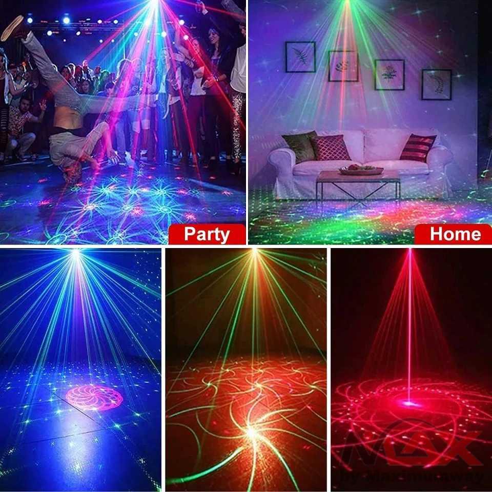 YUNFA Proyektor Laser Panggung Mode Stardust super bright lampu sorot konder DJ LED Lampu