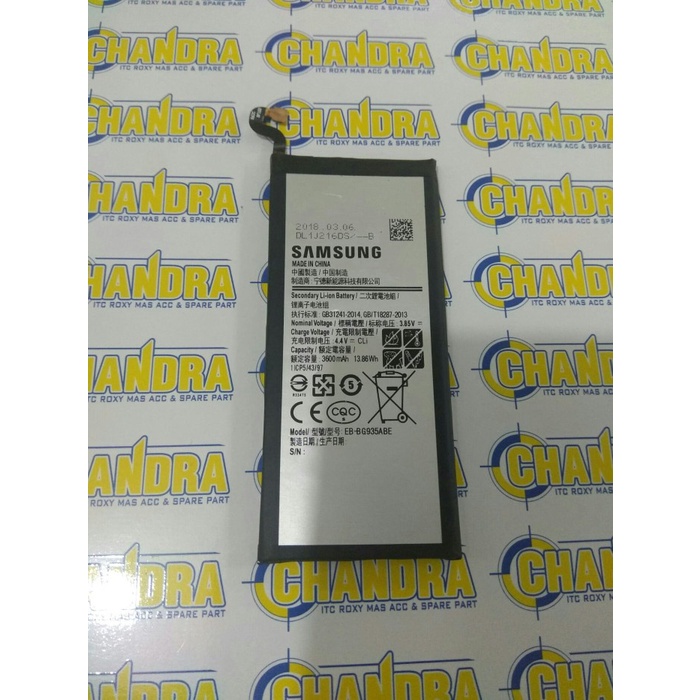 Battery Baterai Batre Samsung s7 edge ori  eko