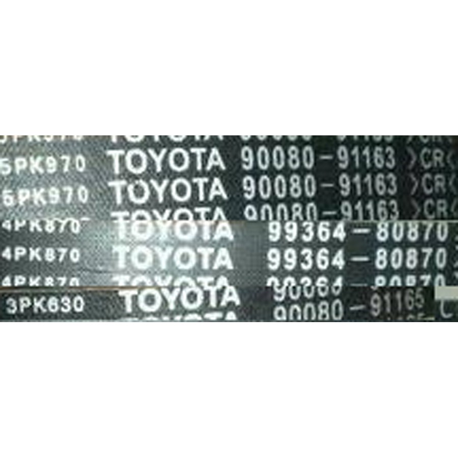 Tali Kipas (Fan/Van/V Belt) Great Twincam Corona Absolut Soluna Espas 90080-91163 5-PK-0970