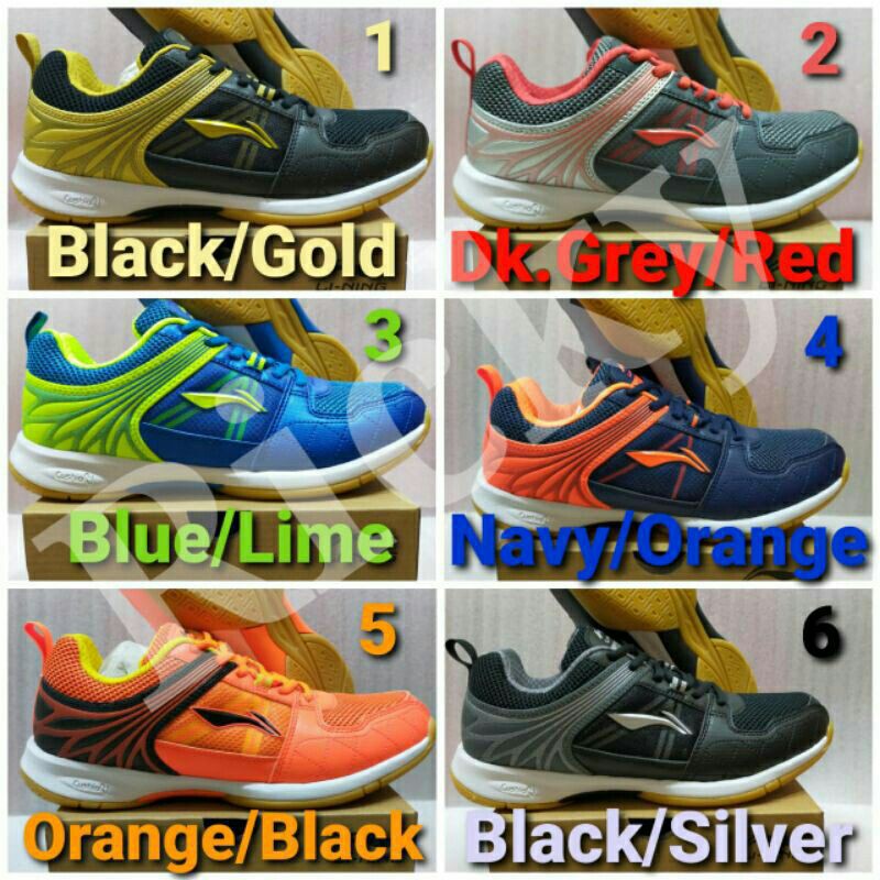 Sepatu badminton lining attack G6 cushion original