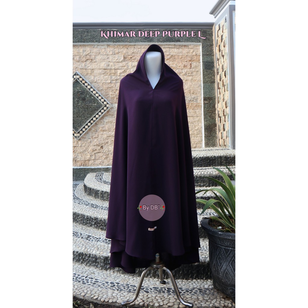 baju gamis syari remaja wanita kelelawar murah terbaru Khimar Woolpeach Duta Busana Pad Antem