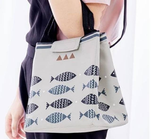 TM Lunch Bag Tas Bekal Makan motif Ikan