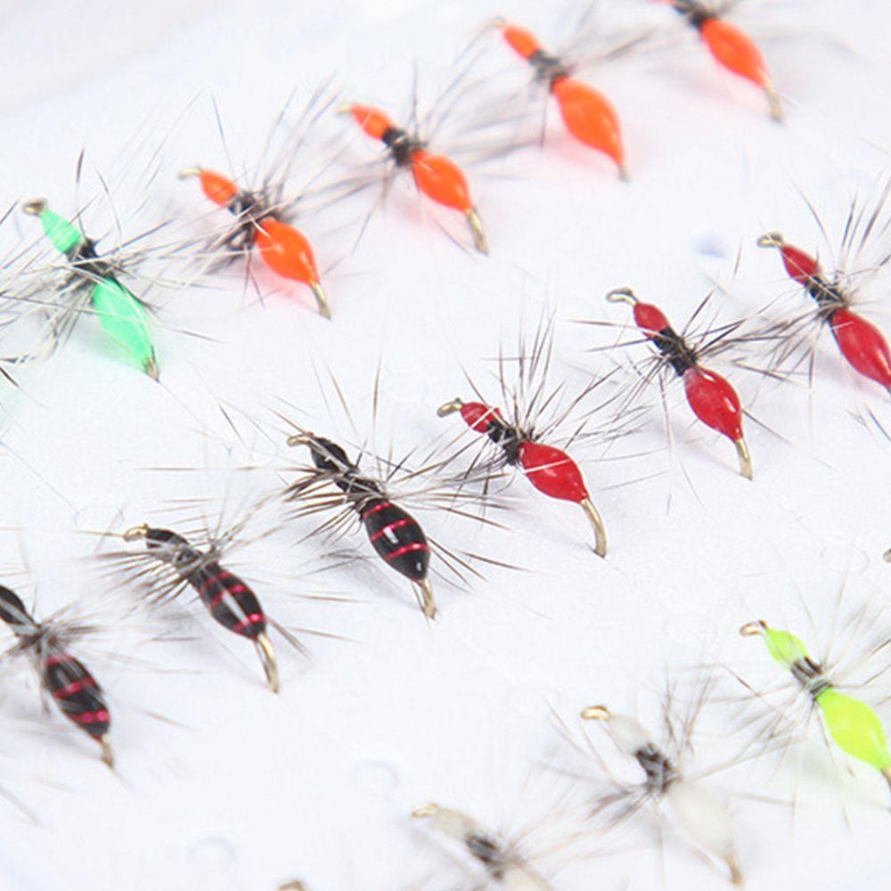 Preva 5pcs Insect Hook Fish Tackle Fly Hook Umpan Serangga Buatan Hair Hook Umpan Semut