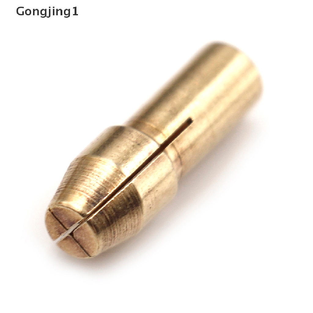 Gongjing1 10Pcs Mata Bor chuck Kuningan shank 0.5-3.2mm 4.8mm Untuk Alat rotary