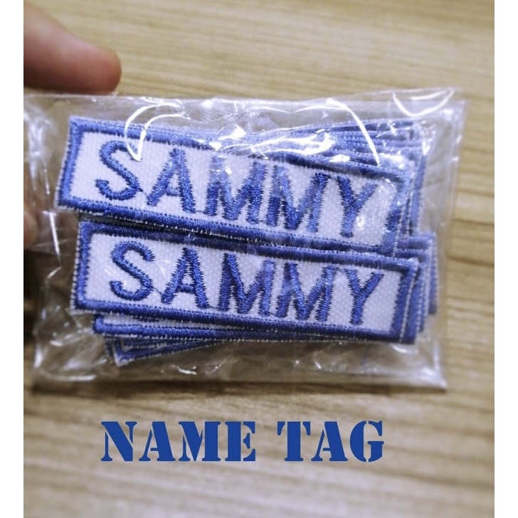 Fawn’G Handmade - Bordir Custom Nama Dada / Name Tag Seragam / Patch Nama