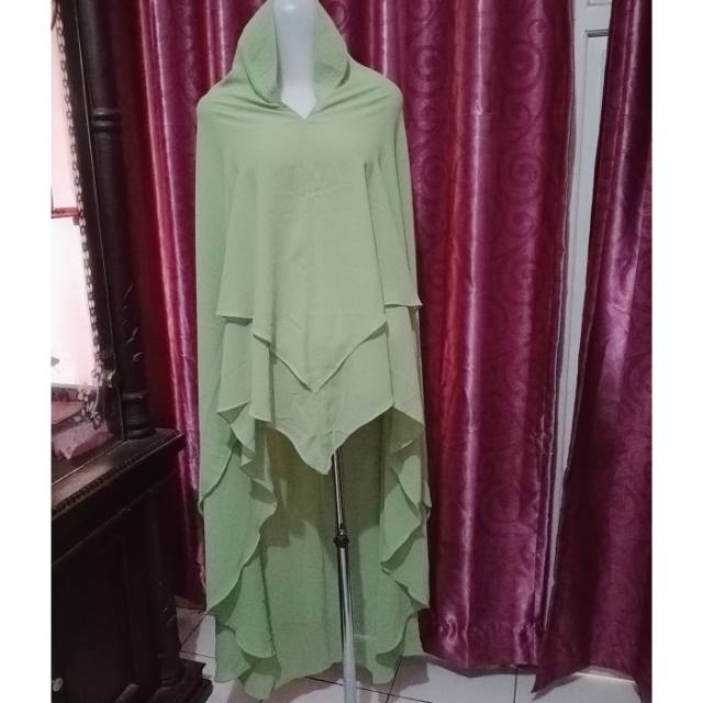 Khimar ceruty jumbo