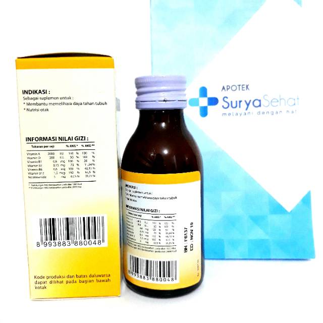 BIOSTRUM Sirup 100 ml (Daya Tahan Tubuh dan Nutrisi Otak)