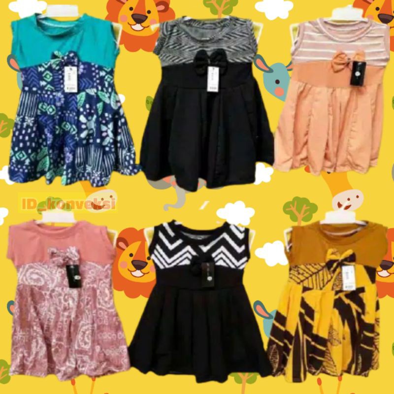 Dress baby 3-12 bulan Newborn dress baby lucu baju bayi baju baby perempuan