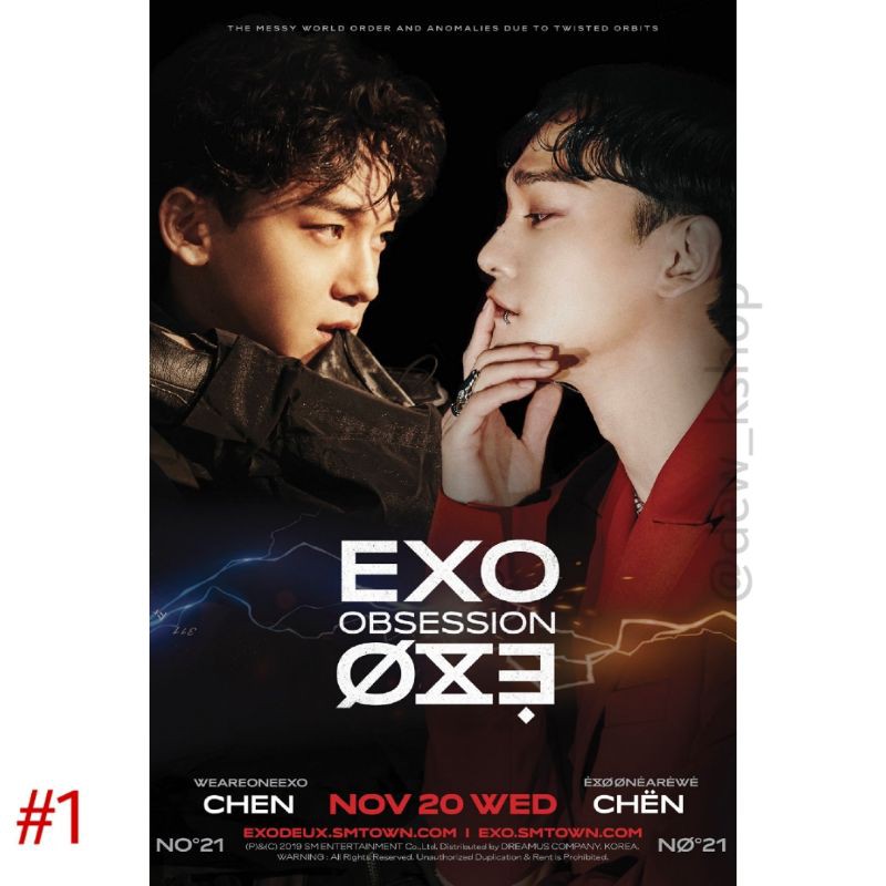POSTER EXO (CHEN) - OBSESSION