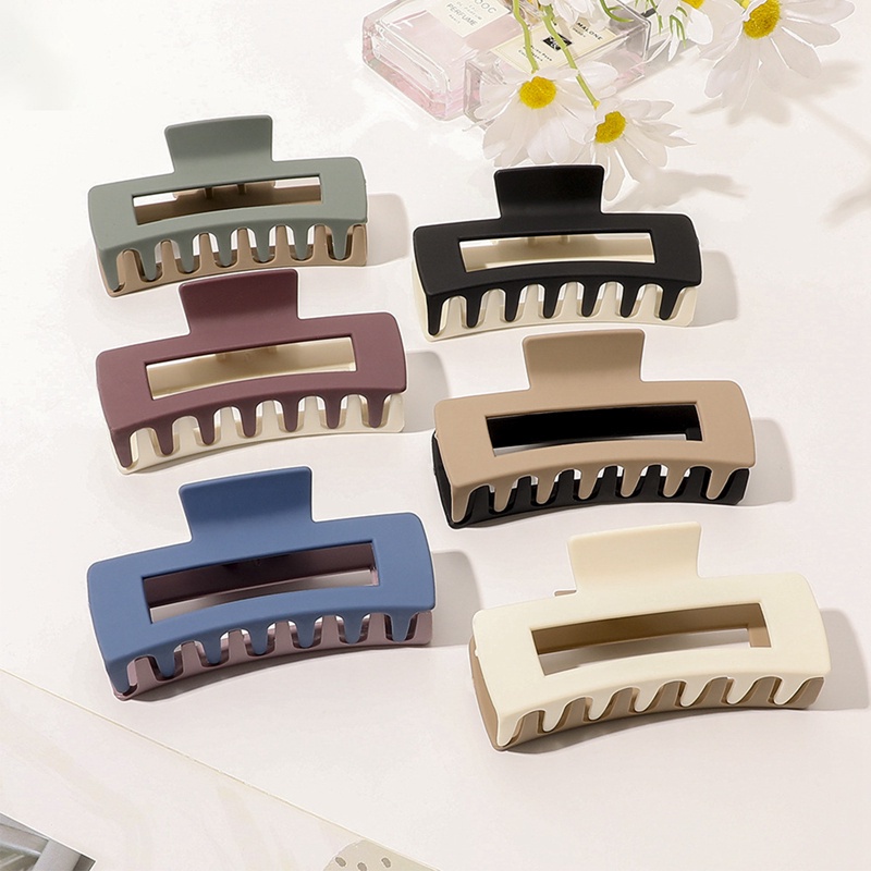 Fancyqube Jepit Rambut Bentuk Hiu Ukuran Besar Model Simpel Untuk Wanita