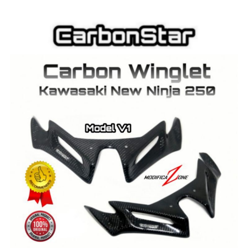 Carbonstar Winglet V1 Kawasaki New Ninja250fi