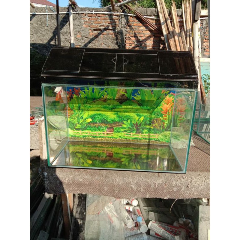 Aquarium 60x30x35 dan tutup
