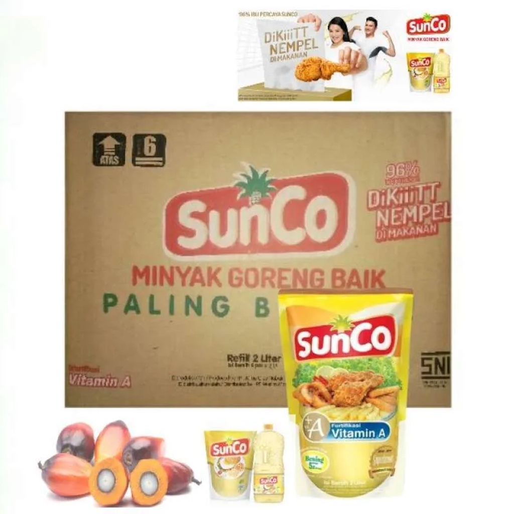 

Minyak Goreng SUNCO Kemasan All Varian 1L dan 2L [DUS]