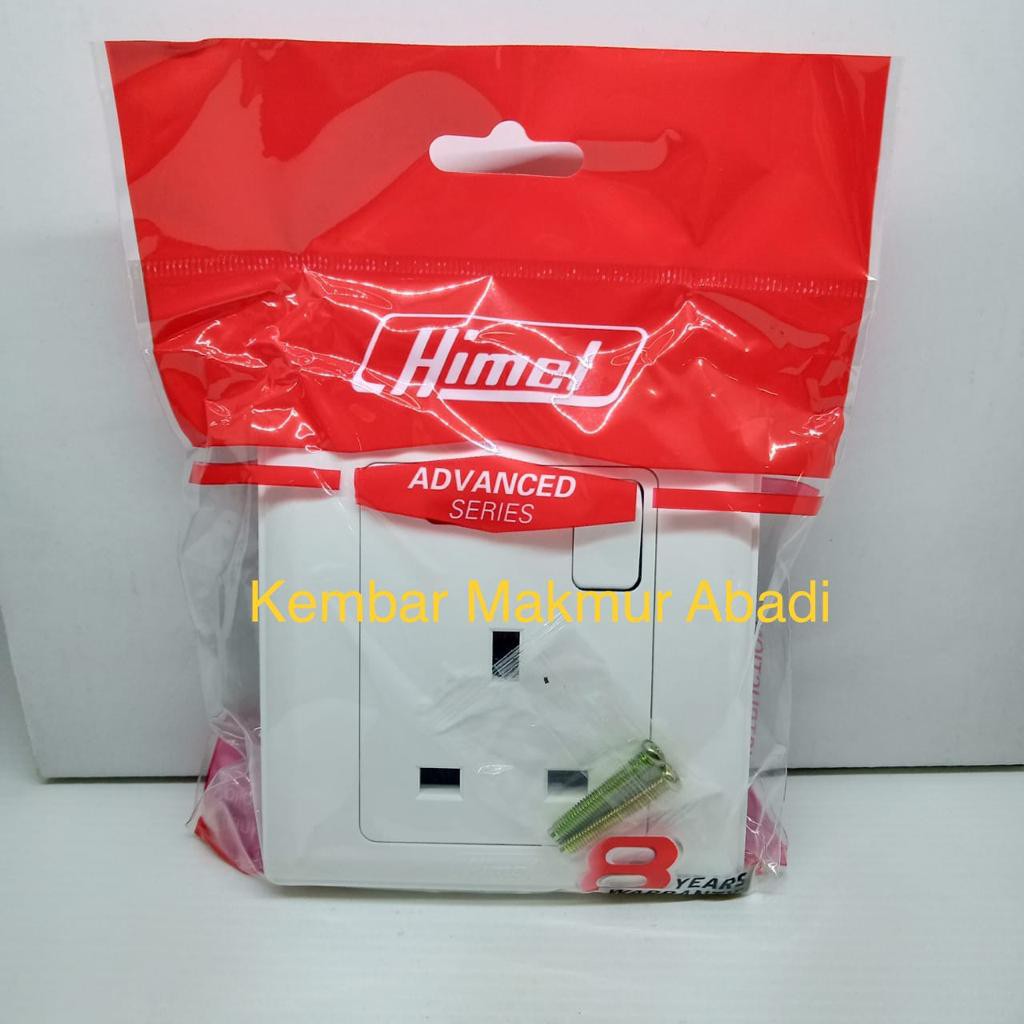 Stop Kontak AC HIMEL HWDA13SN / Stop Kontak HIMEL AC HWDA13SN / Colokan AC merk Himel