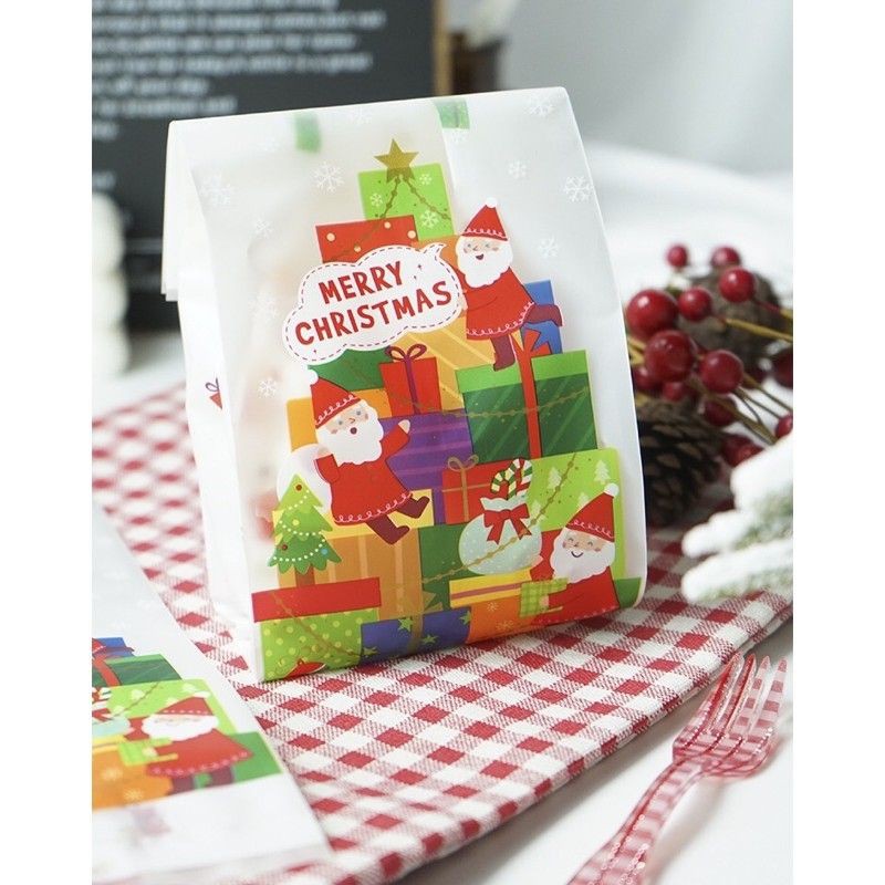 NANA PLASTIK COOKIES NATAL MERRY CHRISTMAS PACKAGING LUCU UNIK PS-02