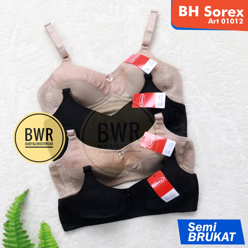 Bra Brukat Sorex 01012 | BH Wanita Dewasa Cup A Kait Kancing 2 - Bwr Bh sorex 01012 Pilih Warna