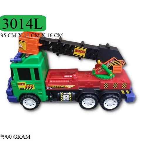 MAINAN MOBIL TRUK RESCUE KEBAKARAN 3014L