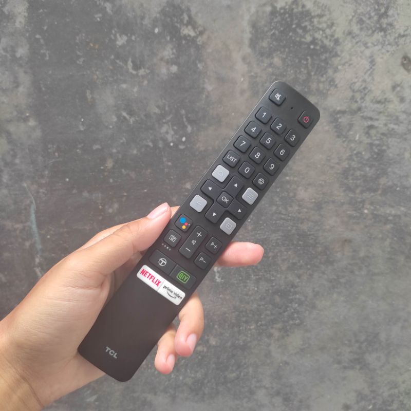 Remote TV TCL LED Smart Android TV Original 100% Support Bluetooth Google Assistant Terbaru - Remote