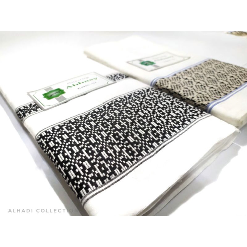 Sarung Tenun Songket Dewasa Putih