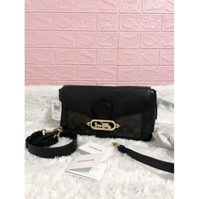 Coach Jade Signature Brown Black