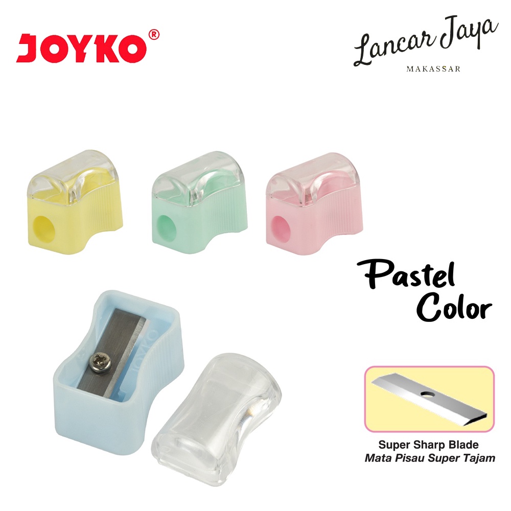 

[ 1 PCS ] Serutan Sharpener Rautan Joyko SP-362PTL Pastel Color