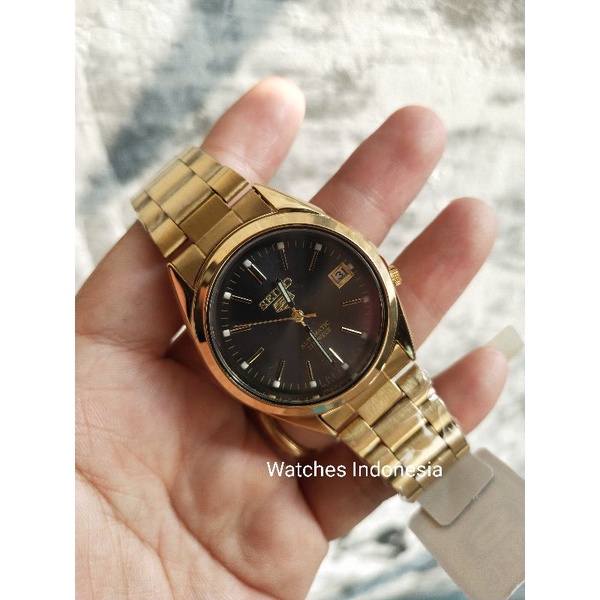 Jam Tangan Wanita Seiko 5 Automatic/Jam Tangan Sko Super Otomatis Transparan