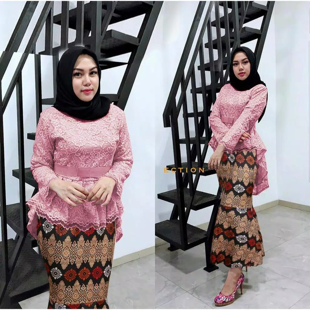 SETELAN WANITA BRUKAT DAN ROK DUYUNG AURORA / SETELAN WANITA / SETELAN KEBAYA