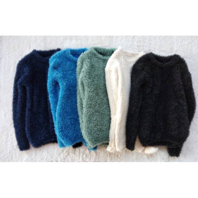 Gully Sweater / Sweater Bulu Korea / Fur Sweater