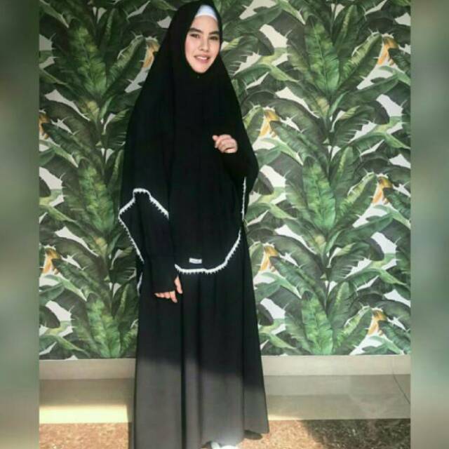 Gamis Set Syar'i Carissa Wolfis Premium Gamis Handsocks Murah