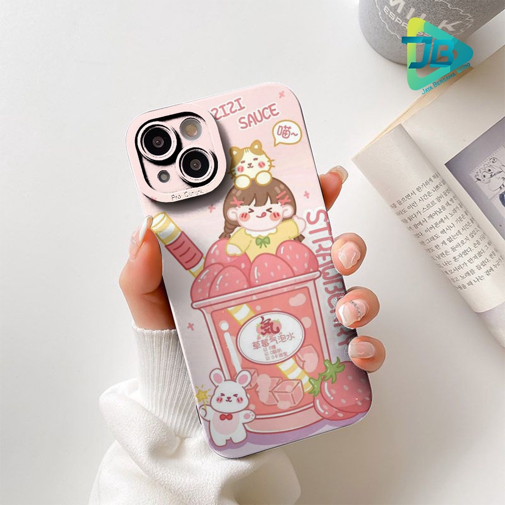 SOFTCASE PROCAMERA CUSTOM DRINK CUTE OPPO VIVO SAMSUNG REALME XIAOMI IPHONE INFINIX FOR ALL TYPE JB5740