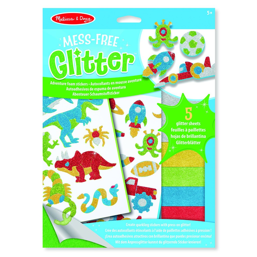 MAINAN KREASI TEMPEL  MELISSA DOUG COOL MESS FREE GLITTER 